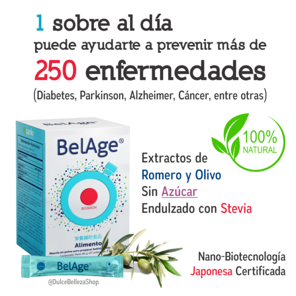 BelAge® Orisod Enzyme V Nutrición y Energía Inteligente 100% Natural - Imagen 2